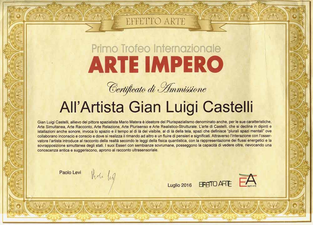 Levi Paolo critica 2016 07 Arte Impero Effetto Arte